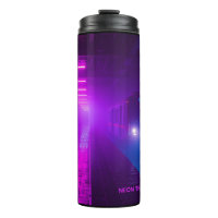 Tasse Neon Subway Vaporwave – Café Rétro Cyberpunk