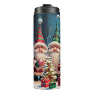 Bouteilles Isothermes Tasse personnalisée pour Noël avec lutin du Père N