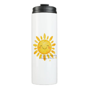 Bouteilles Isothermes Tasse Smiling Sun Tasse de voyage jolie soleil