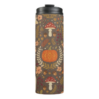 Bouteilles Isothermes Tasse Thermique à Motif d'Automne