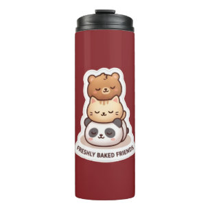 Bouteilles Isothermes Tasse Thermique Animaux Mignons Ami Fraîchement