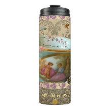 Tasse Thermique Cadeau Romantique Rococo