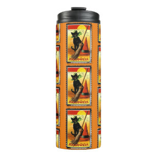 Bouteilles Isothermes Tasse Thermique Chat Noir Halloween
