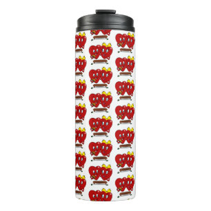 Bouteilles Isothermes Tasse Thermique Couple Cœurs Rouges