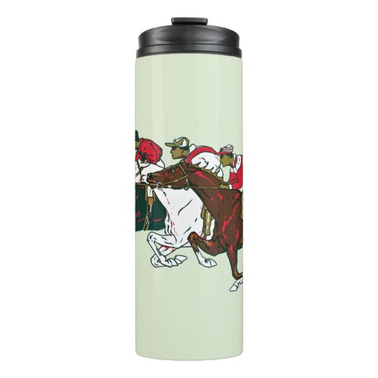Bouteilles Isothermes Tasse thermique de chevaux de course (Devant)