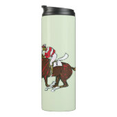 Bouteilles Isothermes Tasse thermique de chevaux de course (Tourné sur la droite)