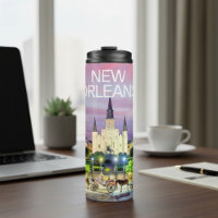 Tasse Thermique de Voyage de la Cathédrale de la N