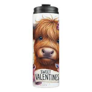 Bouteilles Isothermes Tasse Thermique Douce Vache Highland pour la Saint
