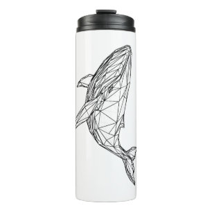 Bouteilles Isothermes Tasse Thermique Minimaliste Géométrique Baleine