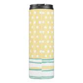 Bouteilles Isothermes Tasse Thermique Monogrammée Points et Rayures (Dos)