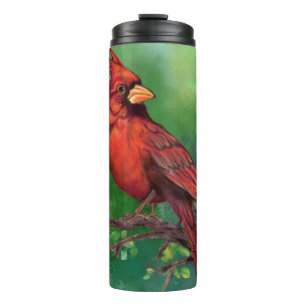 Bouteilles Isothermes Tasse Thermique Oiseau Cardinal Rouge du Nord