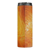 Bouteilles Isothermes Tasse thermique - ondulations de jaune (Dos)