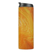 Bouteilles Isothermes Tasse thermique - ondulations de jaune (Tourné sur la droite)