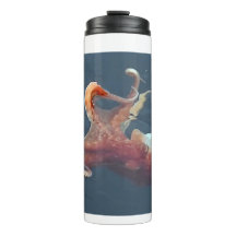 Tasse Thermique Pieuvre Personnalisable