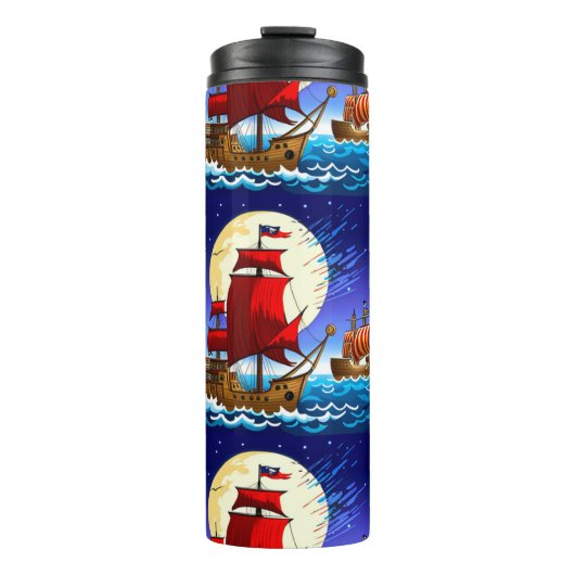 Bouteilles Isothermes tasses de bateau pirate (Devant)