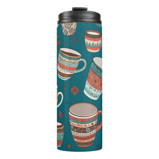 Bouteilles Isothermes Tasses de café colorées (Devant)