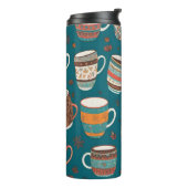 Bouteilles Isothermes Tasses de café colorées (Tourné sur la gauche)