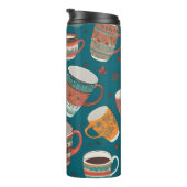 Bouteilles Isothermes Tasses de café colorées (Tourné sur la droite)