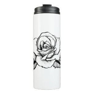 Bouteilles Isothermes tatouage rose