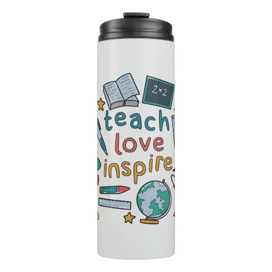Bouteilles Isothermes Teach Love Inspire (Devant)