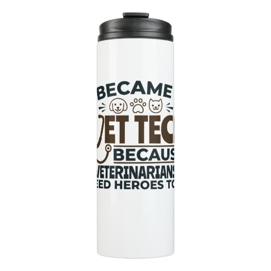 Bouteilles Isothermes Technologie vétérinaire parce que les vétérinaires (Devant)