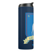 Bouteilles Isothermes Ted Lasso | Logo de l'équipe AFC Richmond (Tourné sur la gauche)