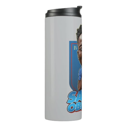 Bouteilles Isothermes Ted Lasso | Sam Obisanya Bobblehead (Tourné sur la gauche)