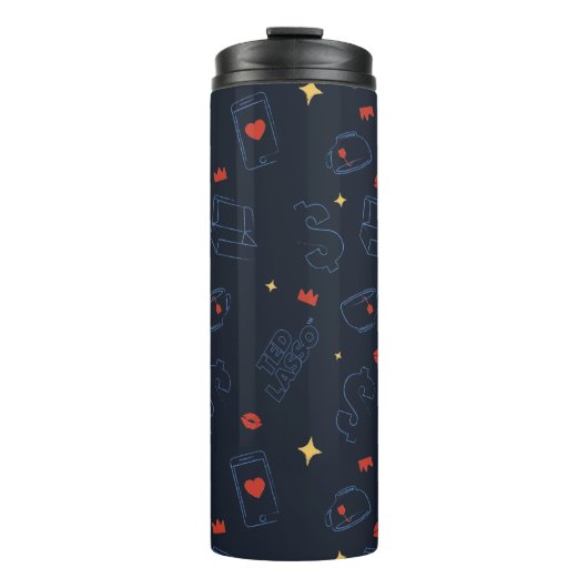 Bouteilles Isothermes Ted Lasso | Tea et biscuit Icon Toss Motif (Devant)