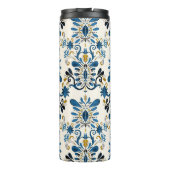 Bouteilles Isothermes teinture à cravate Ikat, aquarelle tribale (Dos)