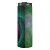 Bouteilles Isothermes Tempête rouge Floral Art moderne Abstrait Motif co (Dos)