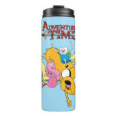 Bouteilles Isothermes Temps d'aventure | Lady, Bubblegum, Finn & Jake (Devant)