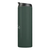 Bouteilles Isothermes Tendance Celtique Vert Gris Moderne Ajouter son pr (Tourné sur la droite)