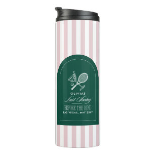 Bouteilles Isothermes Tennis Dernier Swing Avant l'Enterrement de Vie de