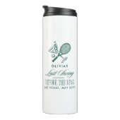 Bouteilles Isothermes Tennis Last Swing Before The Ring Bachelorette (Tourné sur la droite)