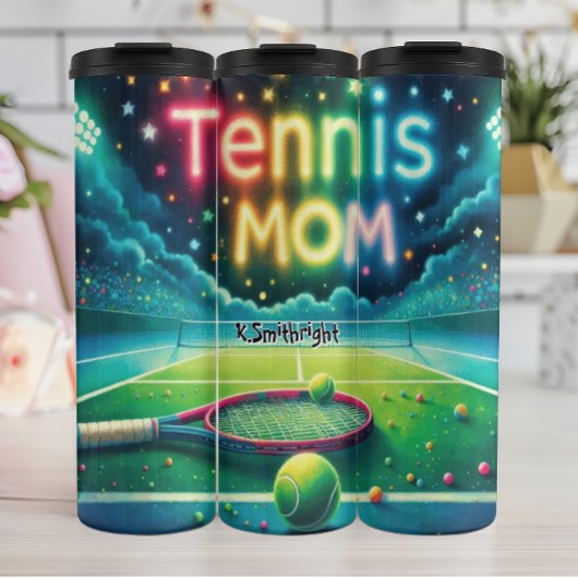 Bouteilles Isothermes Tennis Maman Match de nuit
