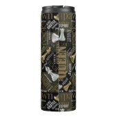 Bouteilles Isothermes Termes et pièces d'échecs Argent et Or ID784 (Dos)