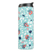 Bouteilles Isothermes Terrazzo Funny Motif géométrique avec les yeux (Tourné sur la gauche)