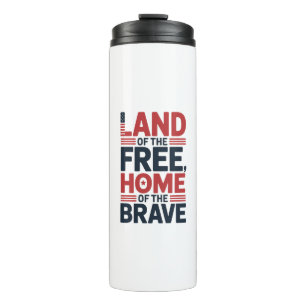 Bouteilles Isothermes Terre des Libres   Accueil du Brave USA Shirt