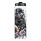 Bouteilles Isothermes Terre-Neuve et son doux repos floral (Devant)