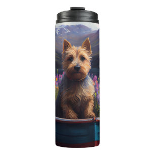 Bouteilles Isothermes Terrier Australien sur Pagaie : Une Aventure Pitto