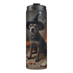 Bouteilles Isothermes Terrier de la baie de Chesapeake Citrouilles Hallo