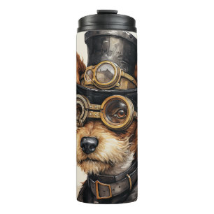 Bouteilles Isothermes Terrier Fox Chien Steampunk