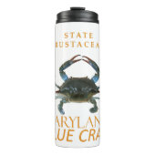 Bouteilles Isothermes Territoire du Maryland Crustacé Callinectes sapidu (Devant)