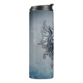 Bouteilles Isothermes Tête de loup mystique. (Tourné sur la gauche)