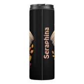 Bouteilles Isothermes Tête d'éléphant ornat : Détails d'or (Dos)