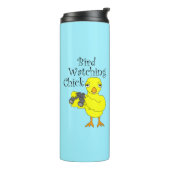 Bouteilles Isothermes Texte du poussin d'observation d'oiseaux (Tourné sur la gauche)