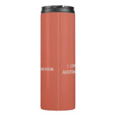 Bouteilles Isothermes Texte et nom personnalisés Love Koala (Dos)