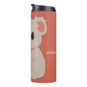 Bouteilles Isothermes Texte et nom personnalisés Love Koala (Tourné sur la droite)