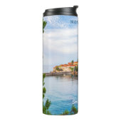 Bouteilles Isothermes Texte personnalisé Monténégro (Tourné sur la gauche)