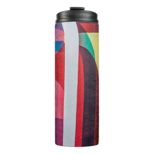 Bouteilles Isothermes textile blanc et rouge
